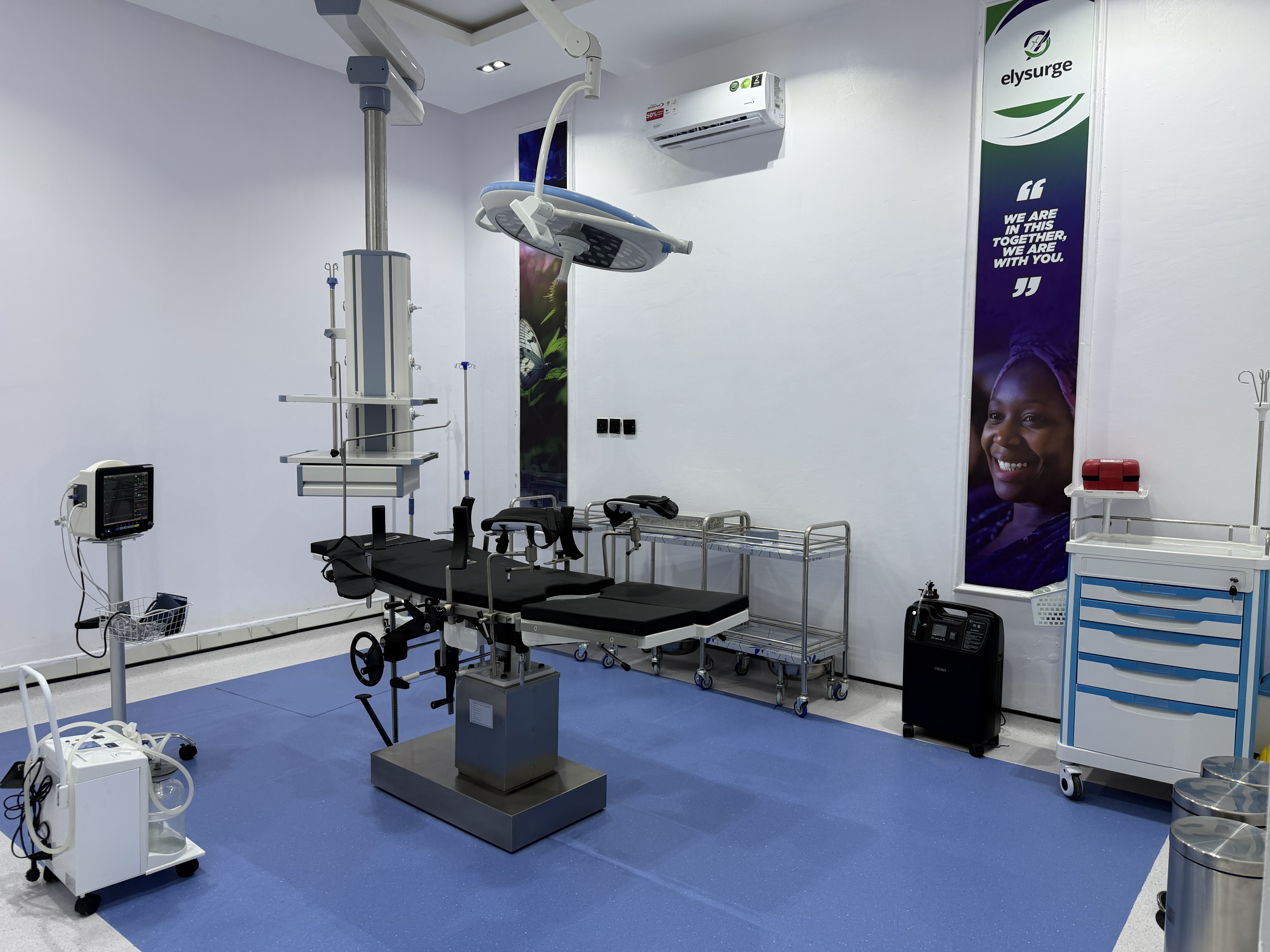 State-of-the-art surgical equipment
